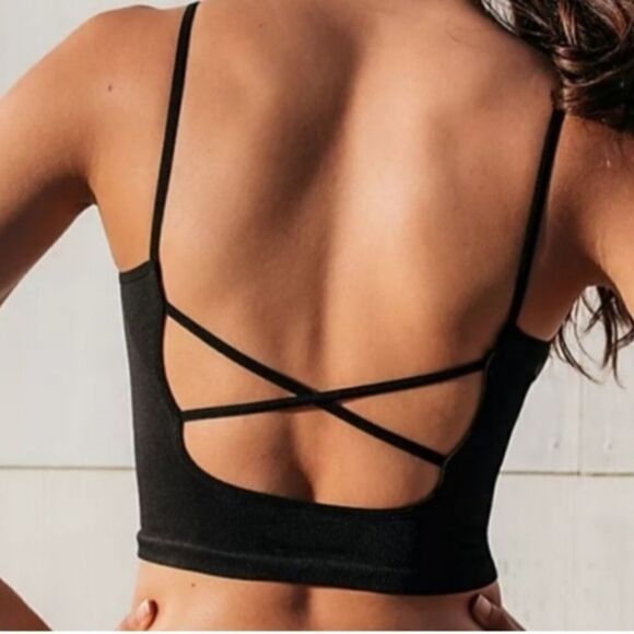 New Free People Strappy Back Tighten up Tank - Picture 2 of 5